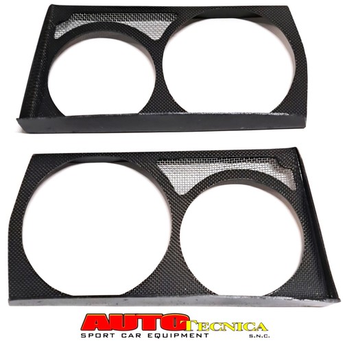 Cornice fanali carbonio lancia - cornice,